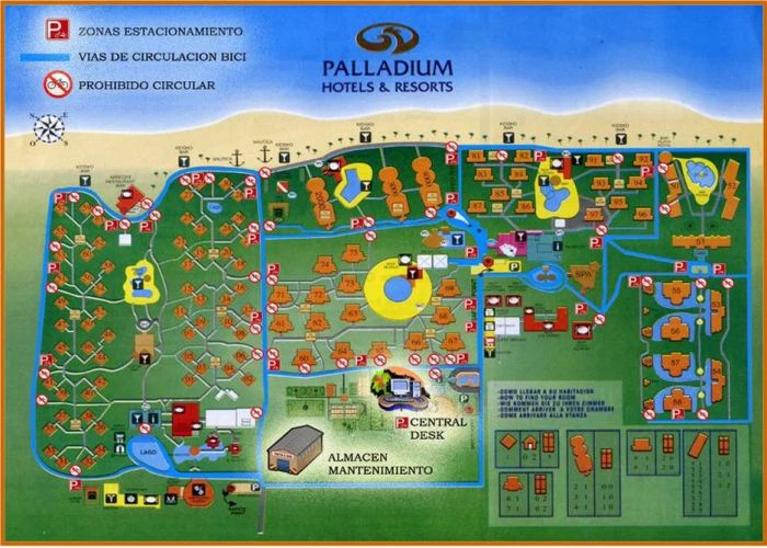 Mapa Grand Palladium Punta Cana